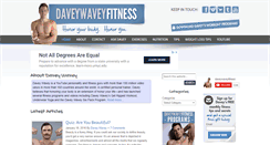 Desktop Screenshot of daveywaveyfitness.com
